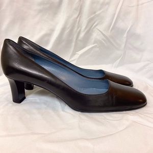 Bally Vintage Square Toe Heels